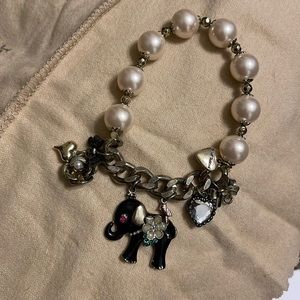Betsey Johnson elephant bracelet